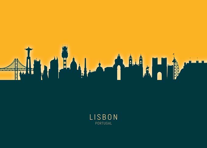 Lisbon Skyline Portugal