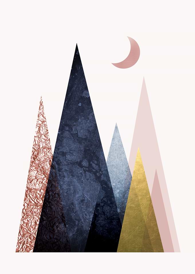 Scandy Mountain Blush Navy