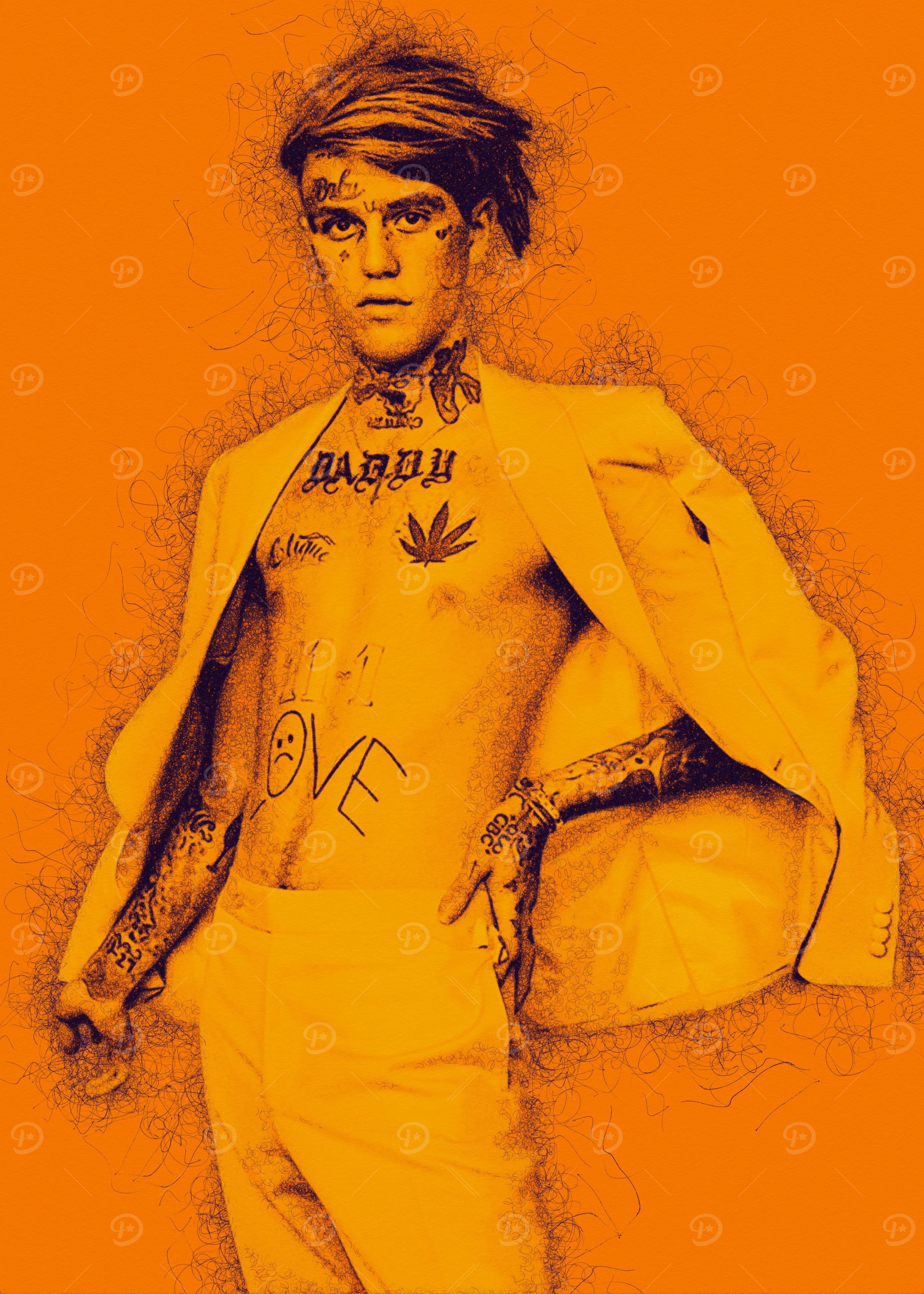 Lil Peep scribble