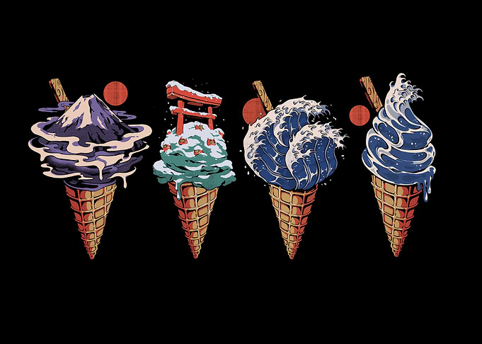 Japanese Ice Creams