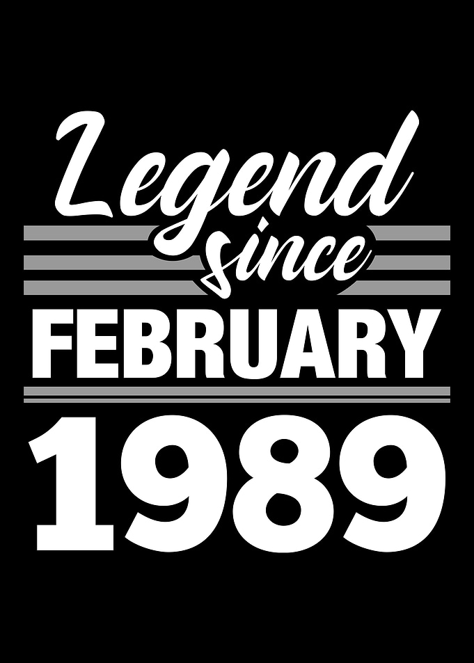 Legend Since February 1989