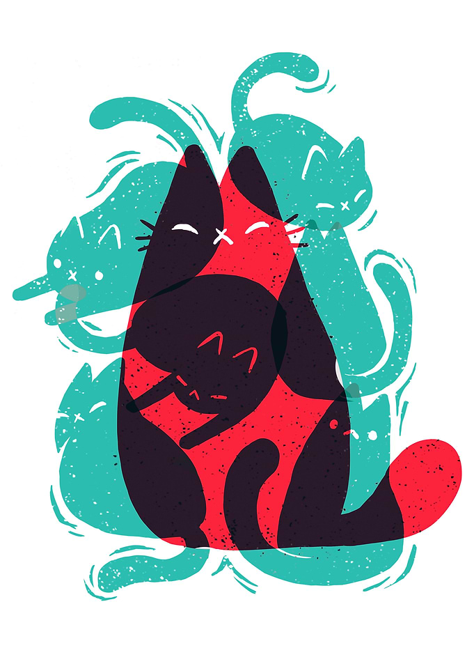 Cute Cat Shapes