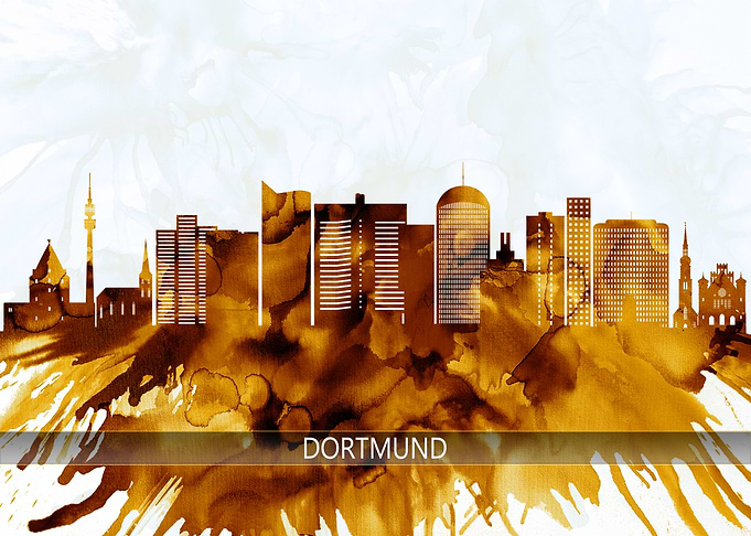 Dortmund Germany Skyline