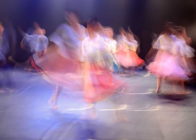 Dancers in motion