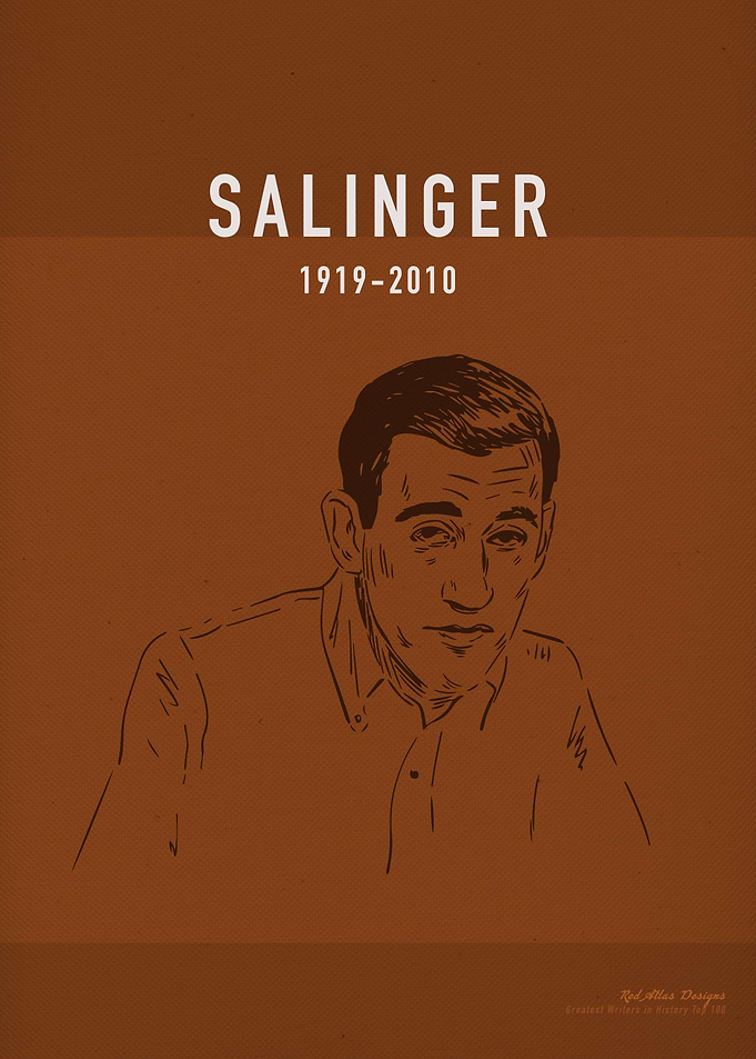 Salinger Author Art