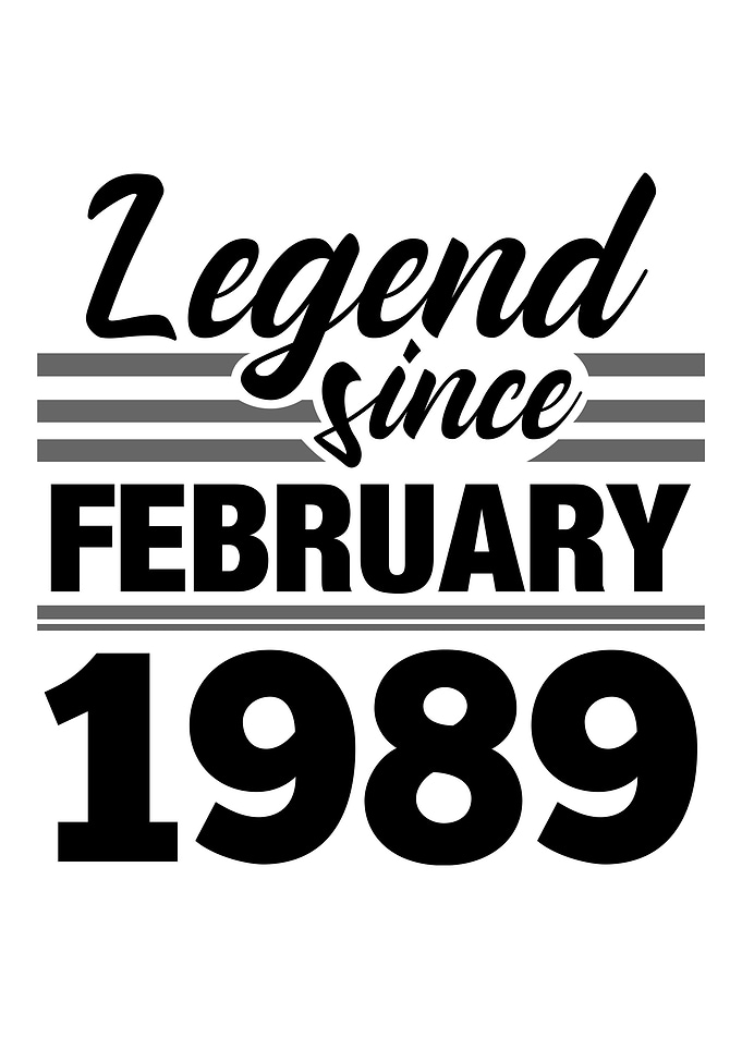 Legend Since February 1989