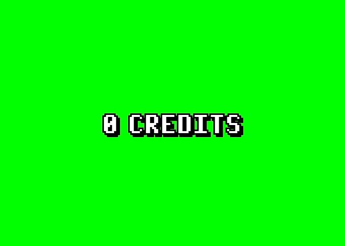 Videogame zero credits