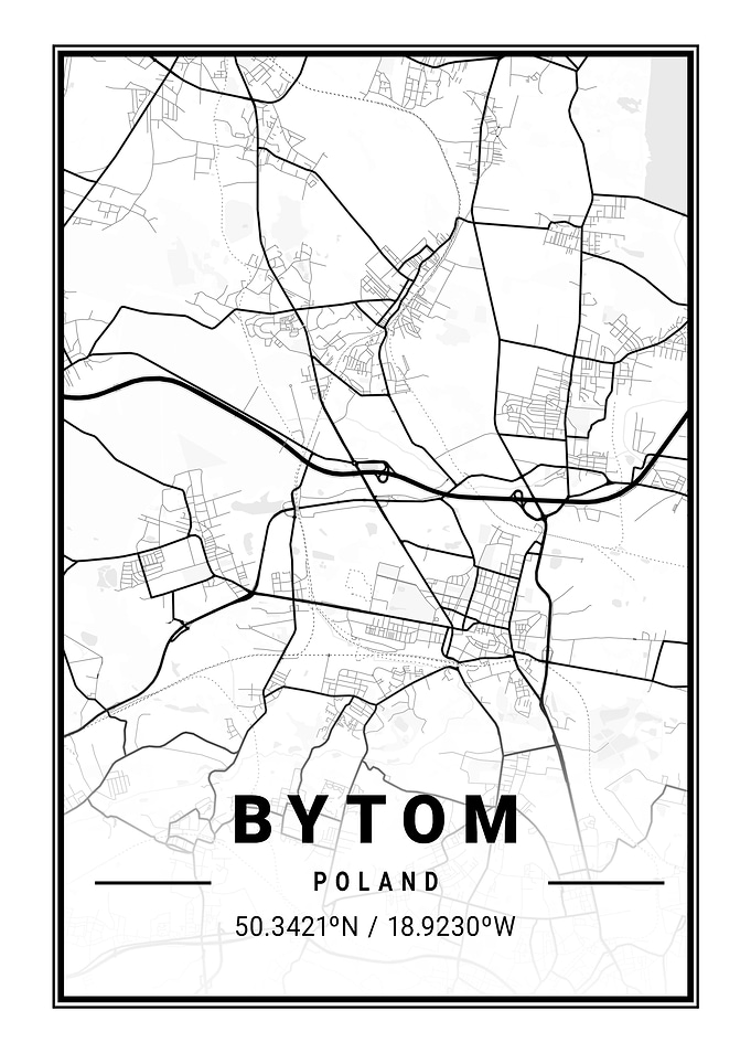 Bytom Light City Map