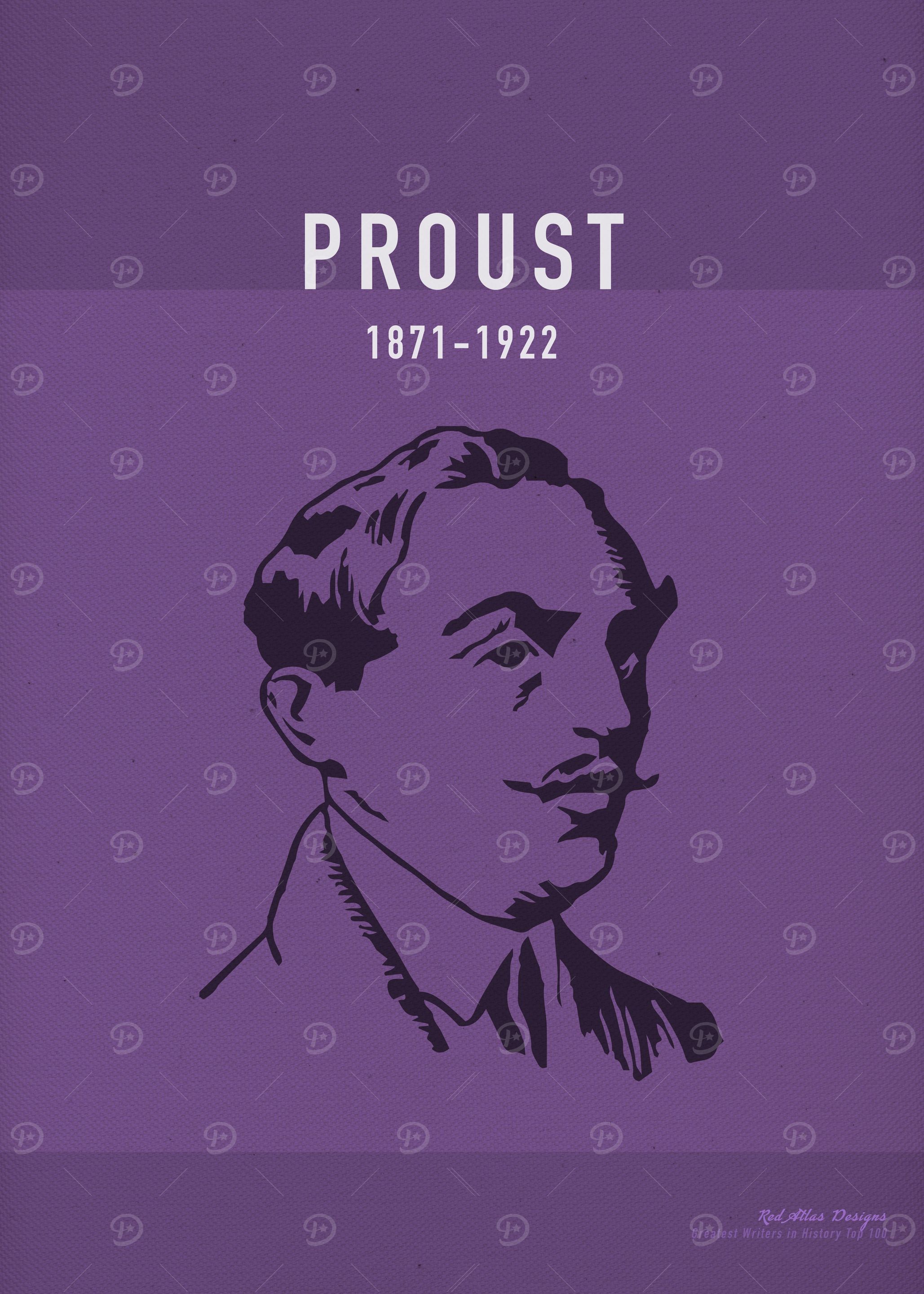 Proust Author Art