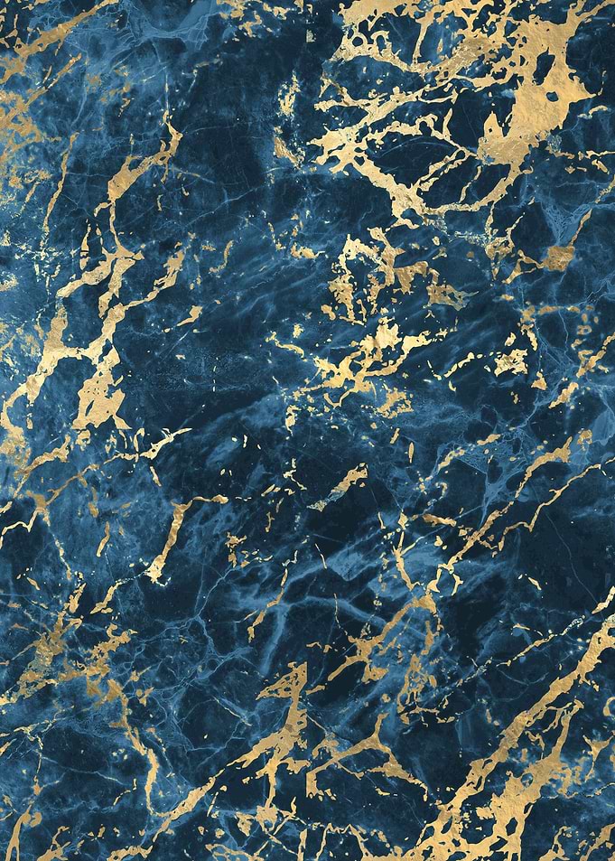 Blue Gold Marble 10