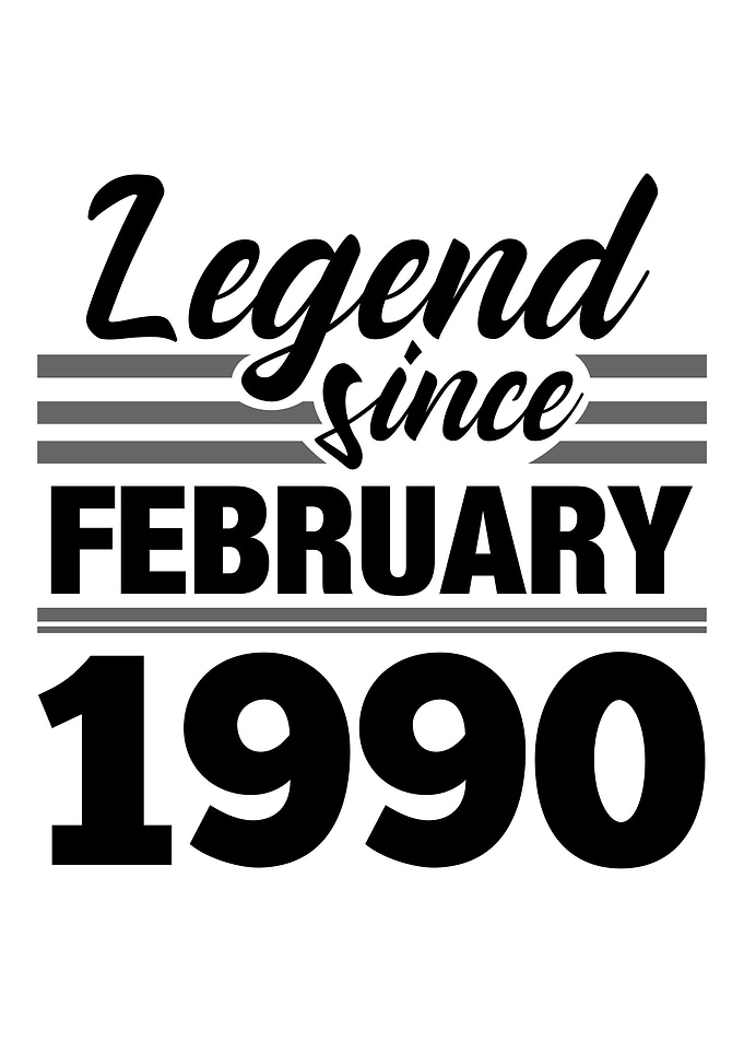 Legend Since February 1990