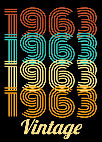 1963 Birthday Year Birth