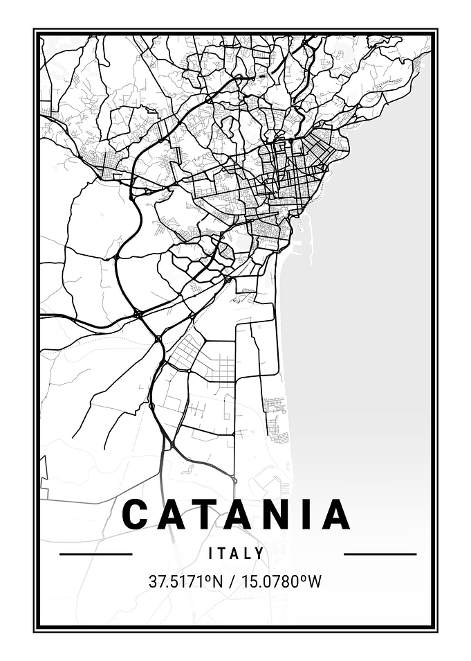 Catania Light City Map