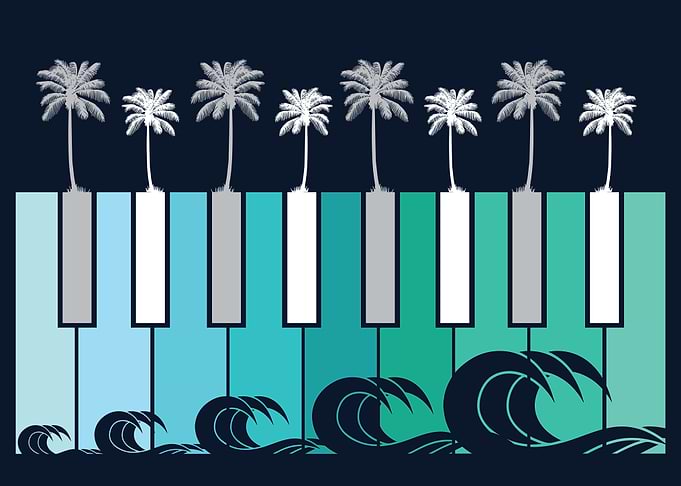 Music Keyboard Vacation