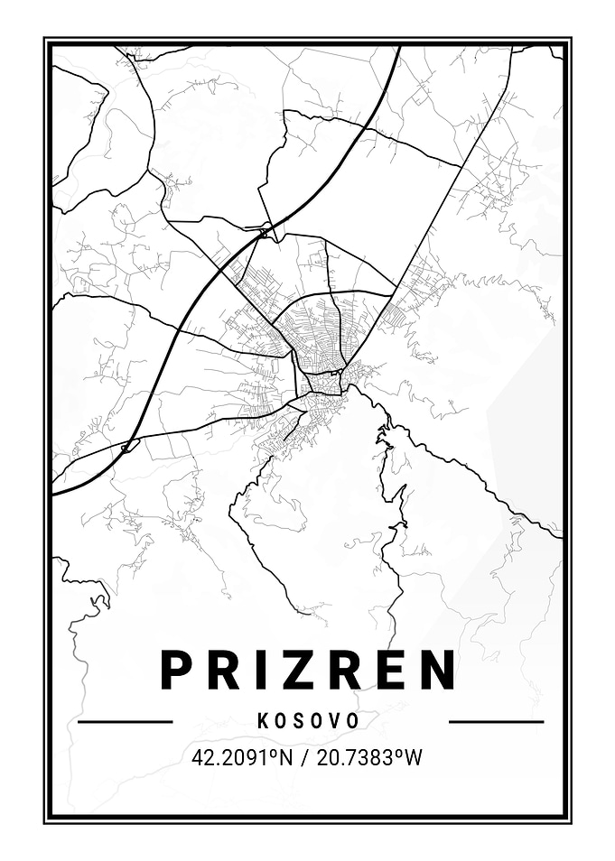 Prizren Light City Map