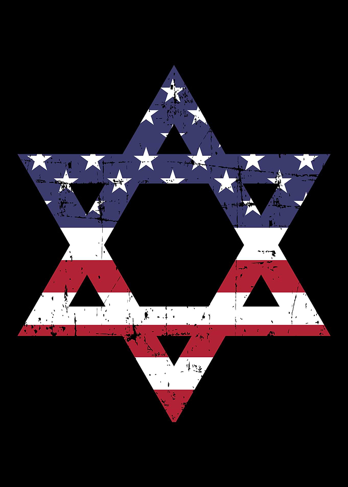 USA flag David star