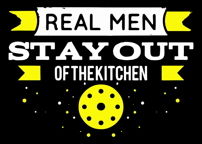 Real Men Stay Out Of The K