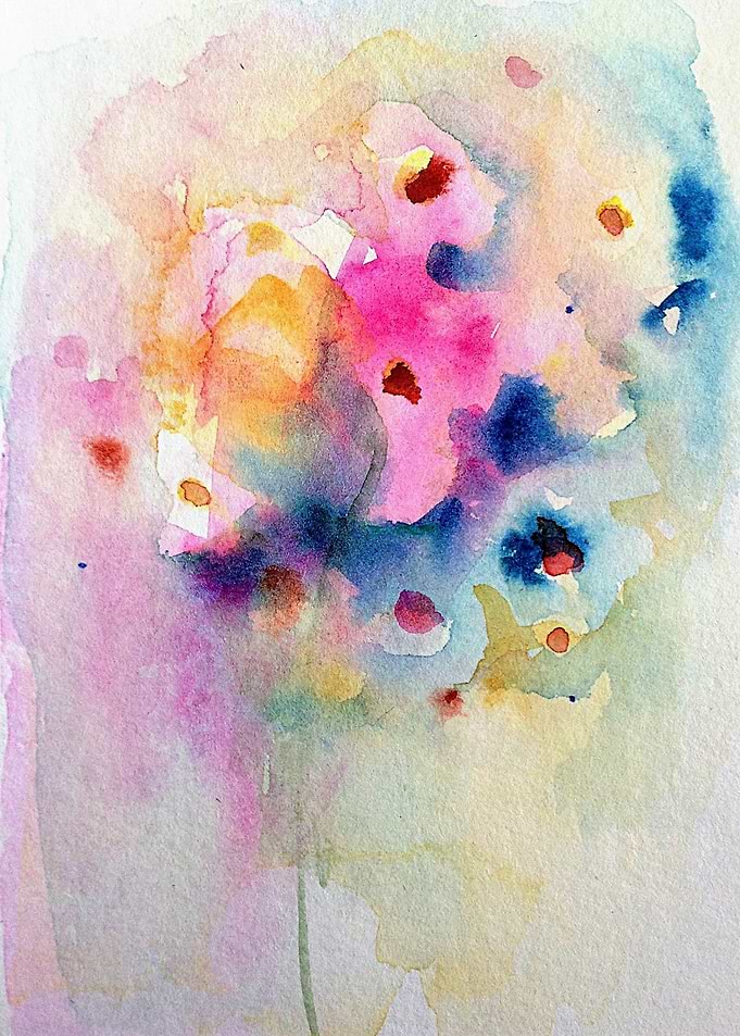 Abstract Flowers Bouquet