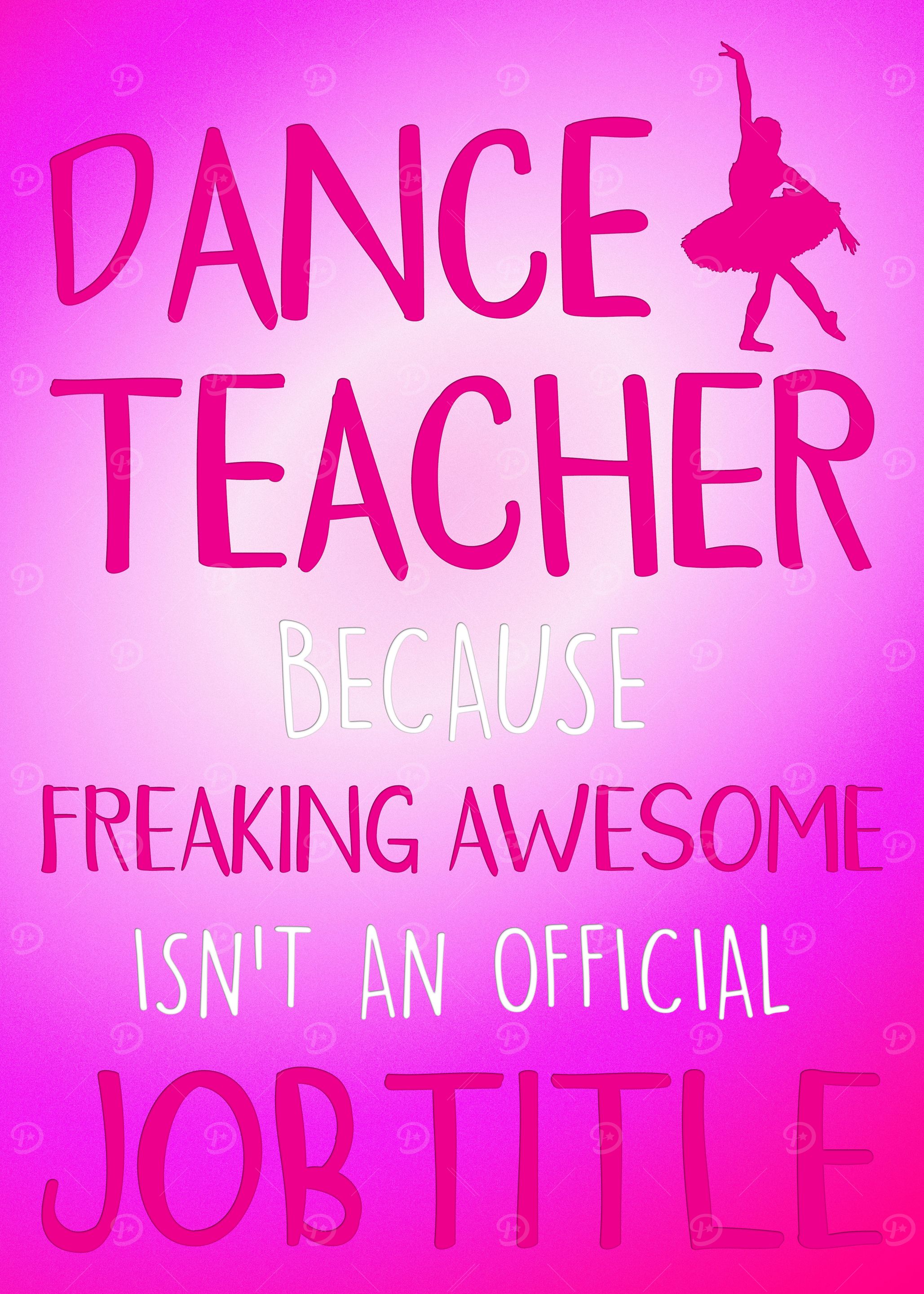 Female Dance Teacher Gift