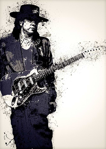 Stevie Ray Vaughan Art 1