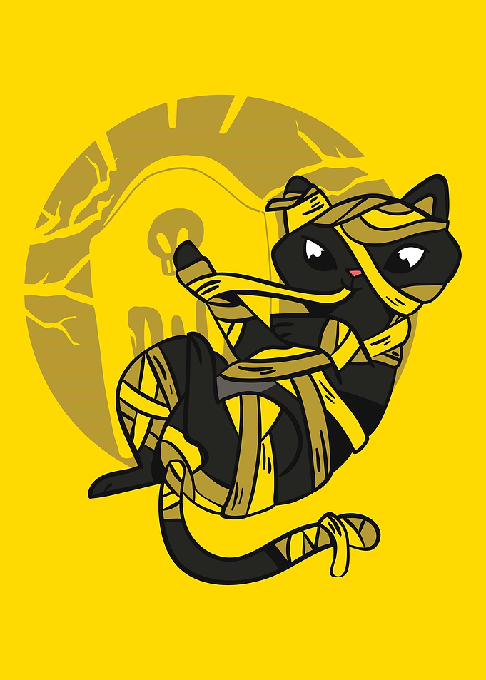 Spooky cat
