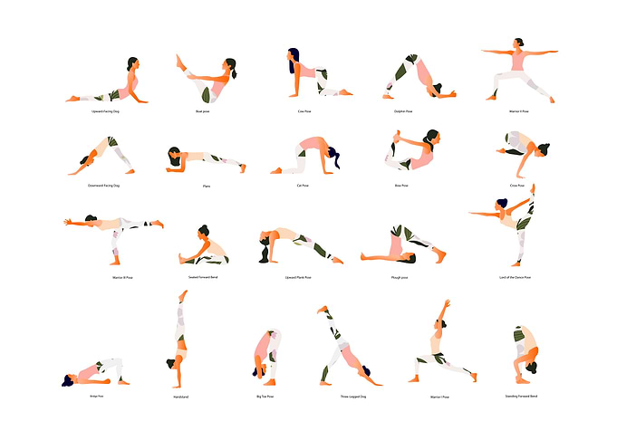 Yoga poses