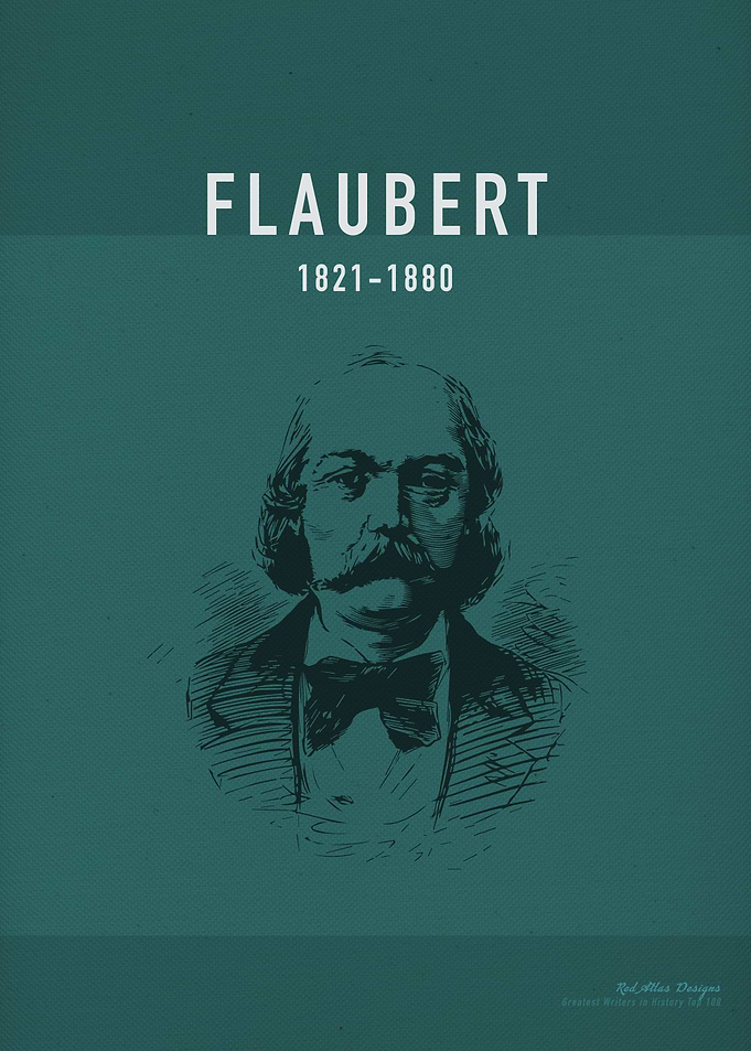 Flaubert Author Art
