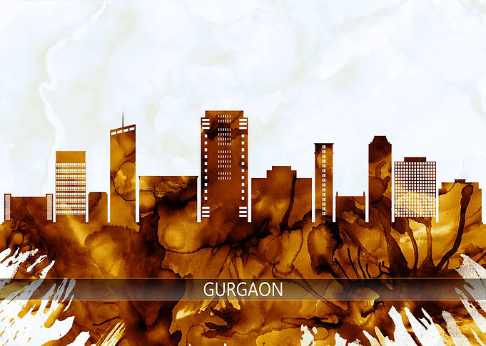 Gurgaon Haryana Skyline