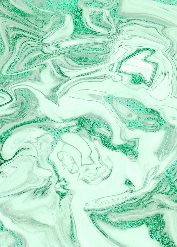 Mint Gold Marble 06