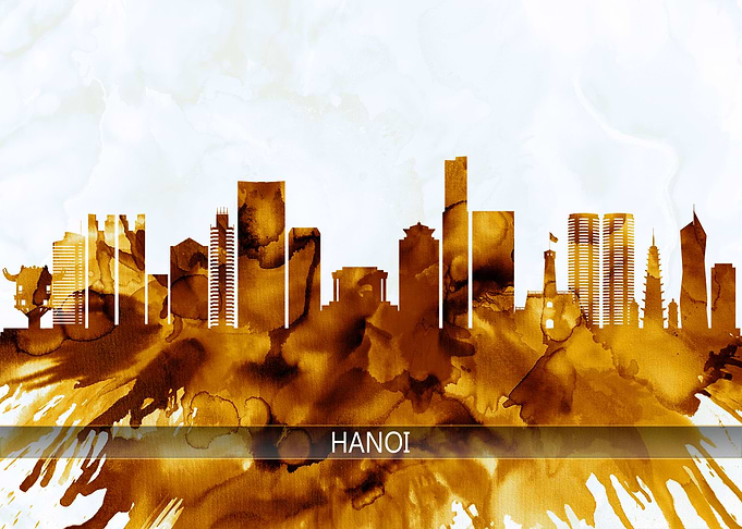 Hanoi Vietnam Skyline