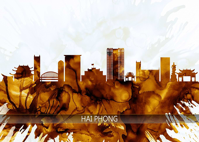 Hai Phong Vietnam Skyline
