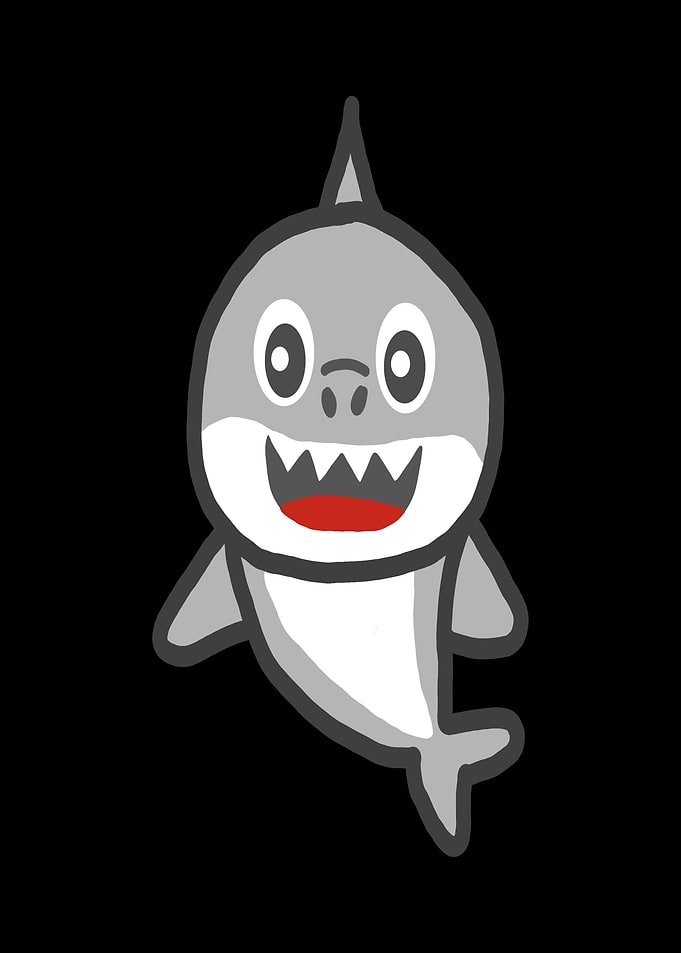 Funny Cool Shark for