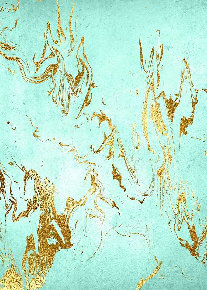 Mint Gold Marble 01
