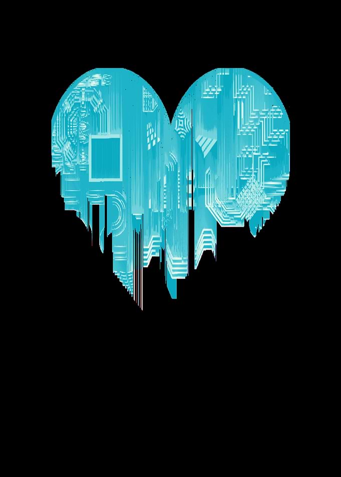 Digital Love Love Heart