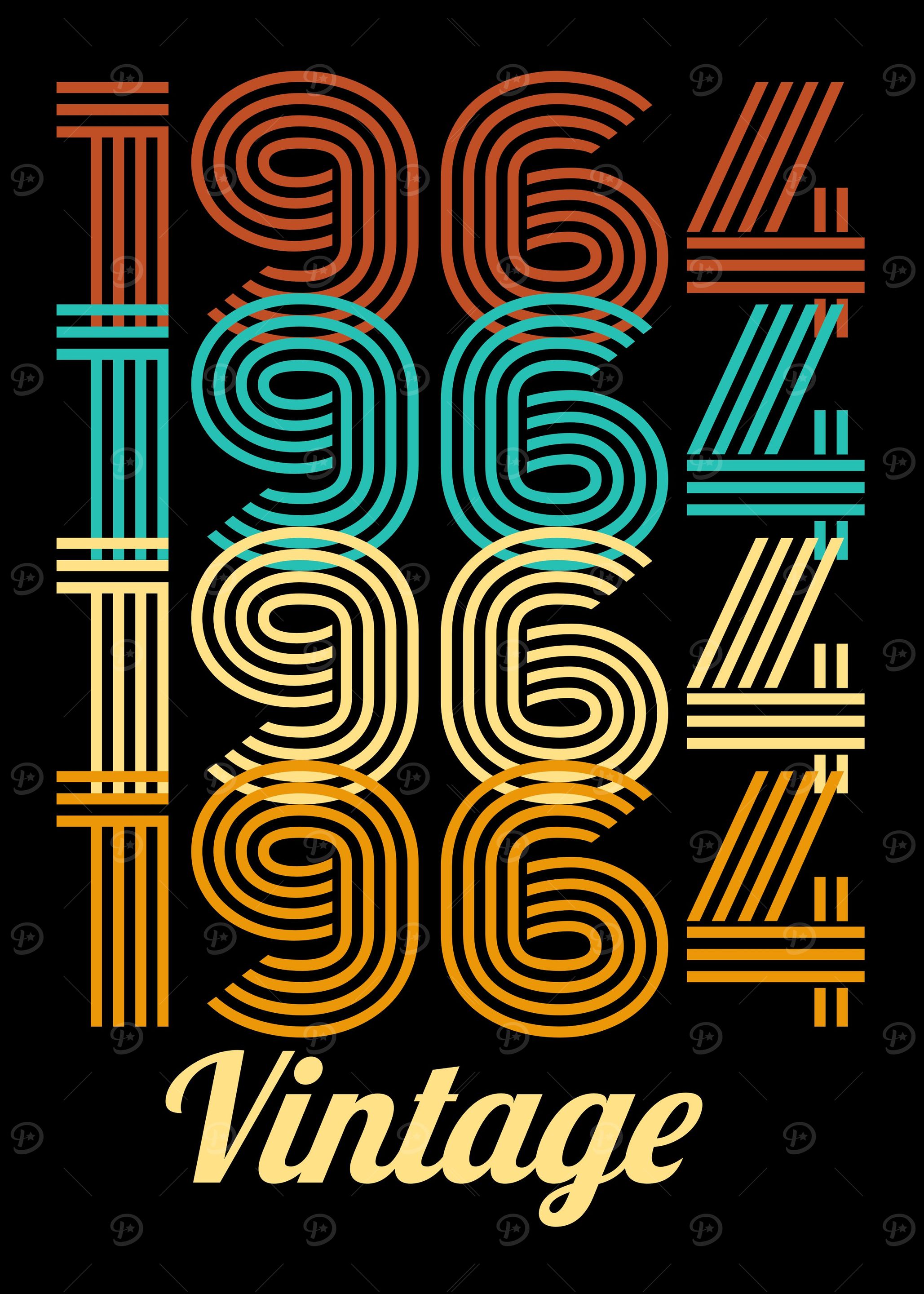 1964 Year Birth Birthday