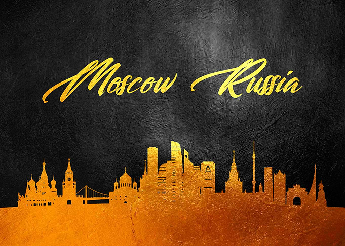 Moscow Russia Skyline