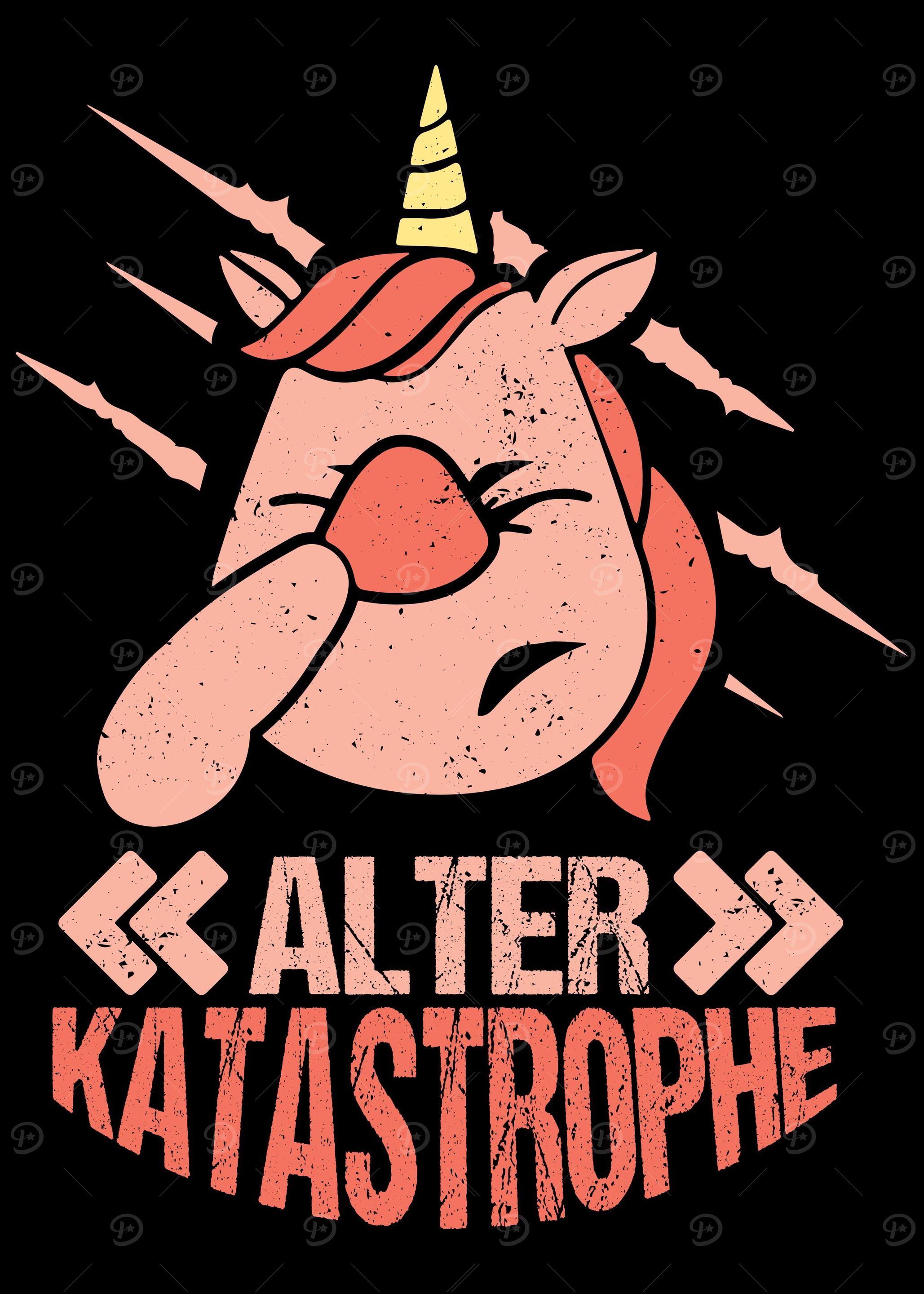 Alter Katastrophe Einhorn