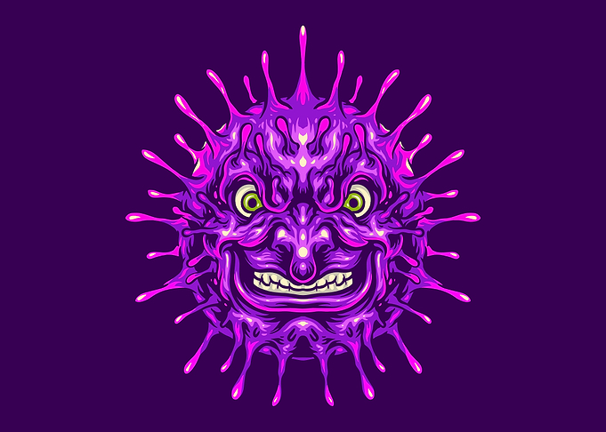 Bad Virus detailed art