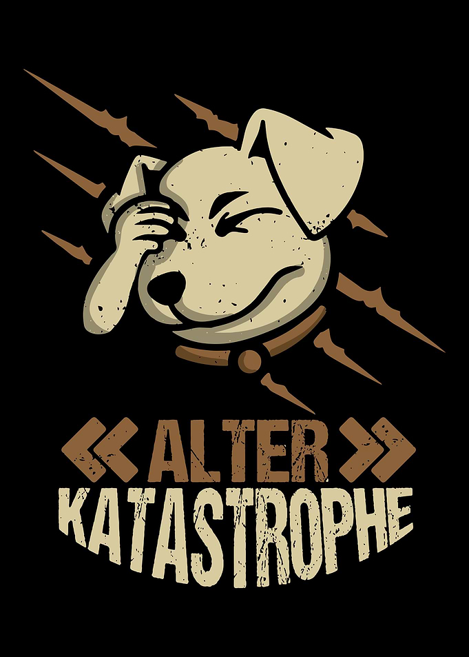 Alter Katastrophe Hund Hun