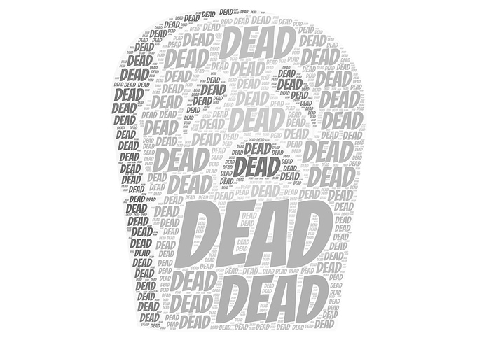 Dead Word Cloud