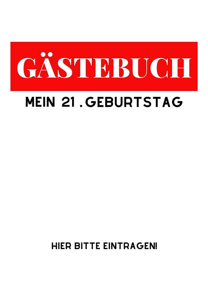 21 Geburtstag Party Jahre