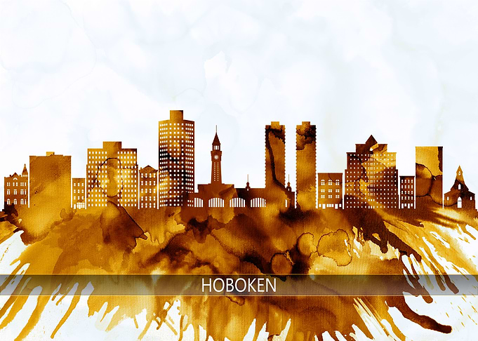 Hoboken New Jersey Skyline
