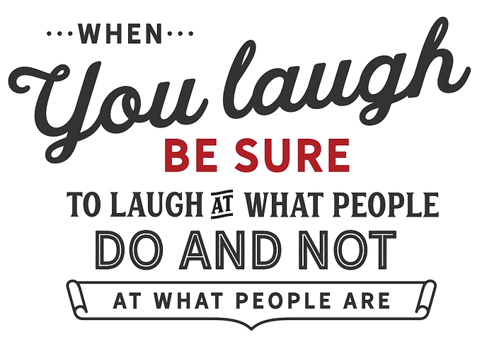 When you laugh