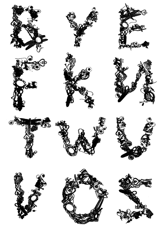 Graphic font