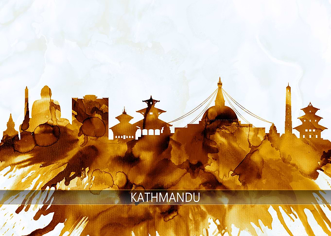 Kathmandu Nepal Skyline