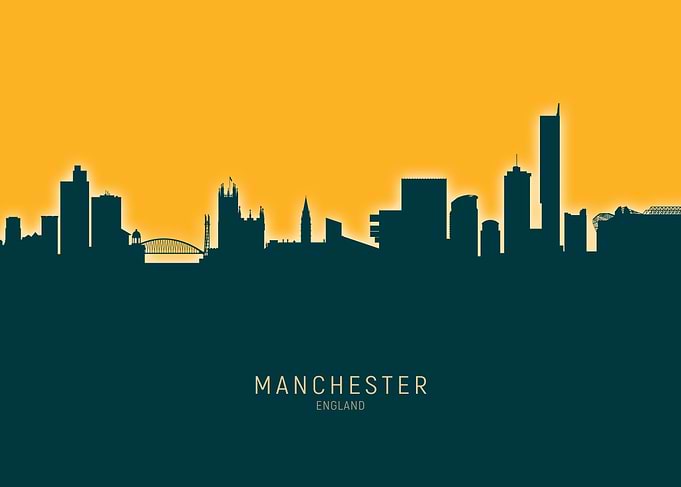 Manchester Skyline England