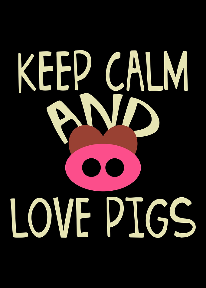Keep Calm and Love Pigs