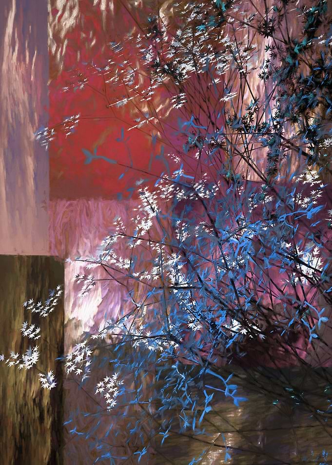 Blue and White Tree