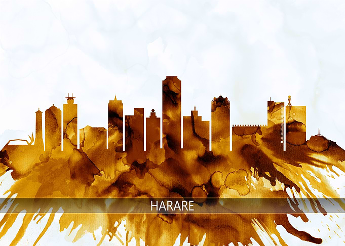 Harare Zimbabwe Skyline
