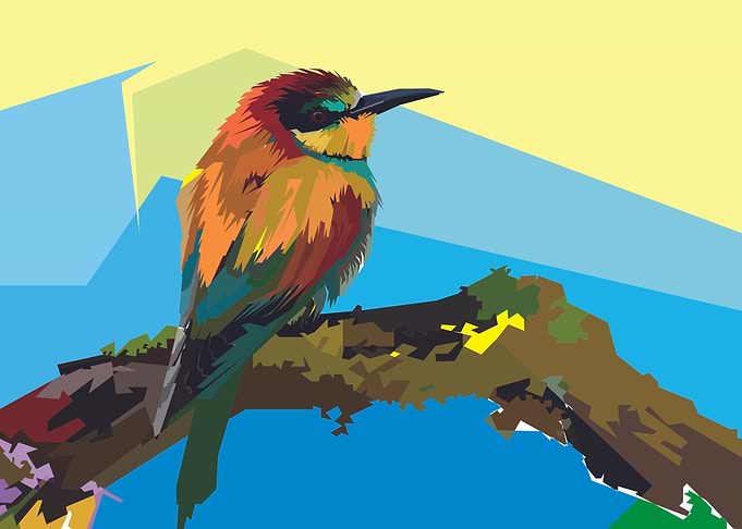 Lone Bird Full Colour